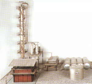Modell Raffinerie