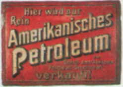 Petroleum Schild